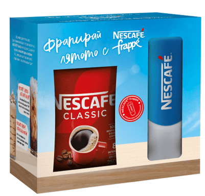 Кафе Nescafe класик разтв. 250гр + шейкър