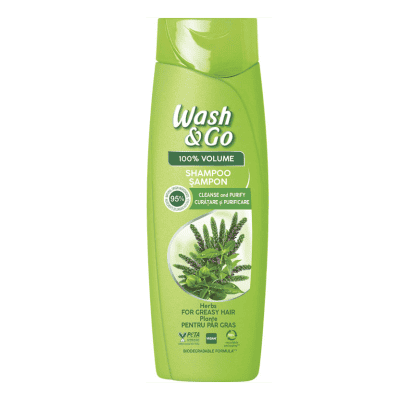 Шампоан Wash & Go с билки 360мл