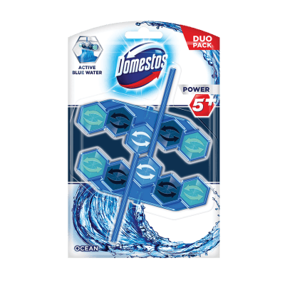 Т.ч.блокче Domestos пауър 5 Океан 2х48гр