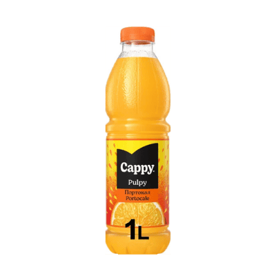 Плодова напитка Cappy Pulpy Портокал 1л