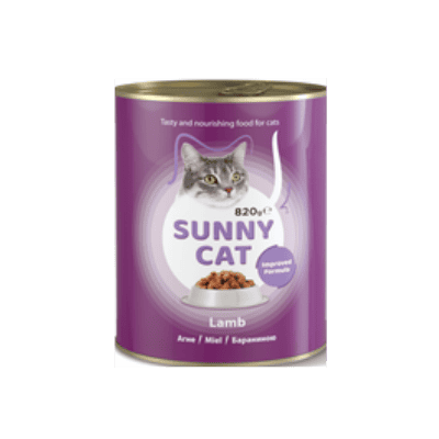 Храна Съни Кет Агне и пуйка 820гр