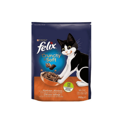 Храна Felix  пиле, пуйка и з-ци 950гр