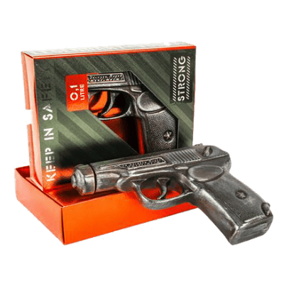 Водка керамична бут.пистолет Макаров 0.1л