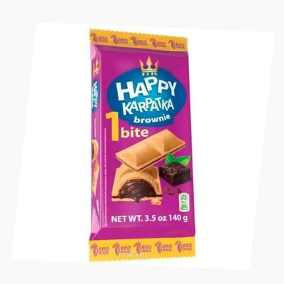 Вафлени хапки happy брауни 140гр