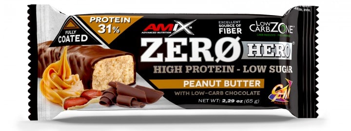 Zero Hero Protein Bar 65 гр Peanut butter