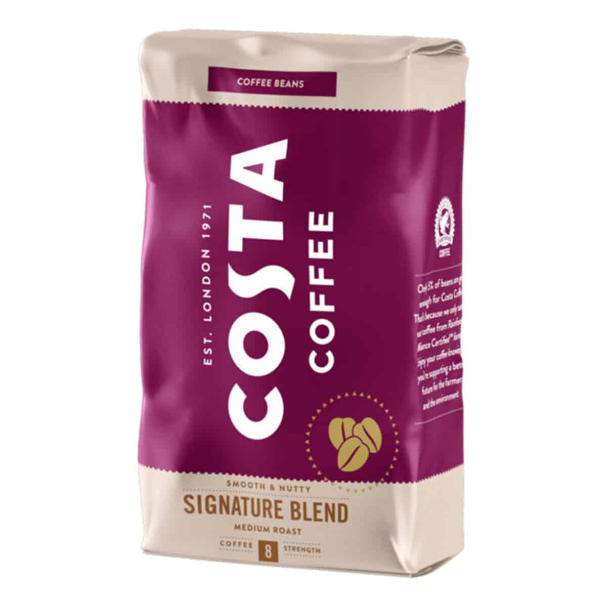 Кафе на зърна Costa Signature medium 1кг