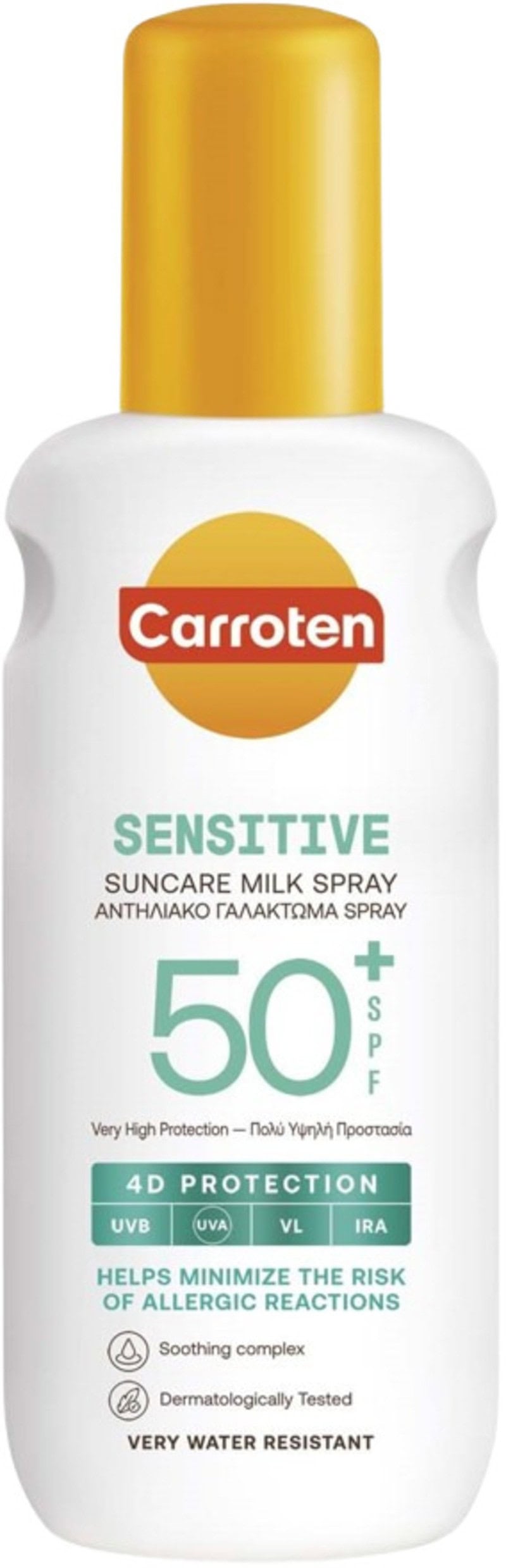 Слънц.мляко Каротен сенс.спрей SPF50 150мл