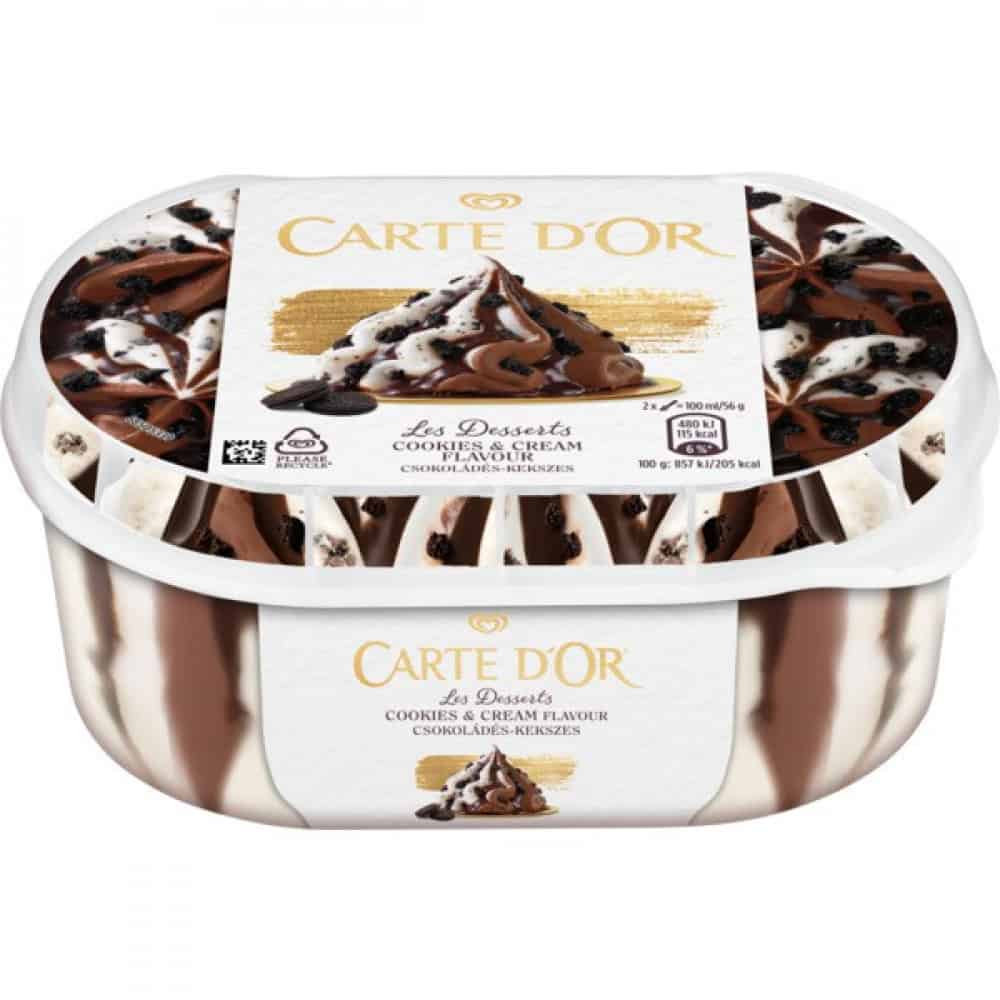 Сладолед Carte Dor Cookies and Cream 900 мл