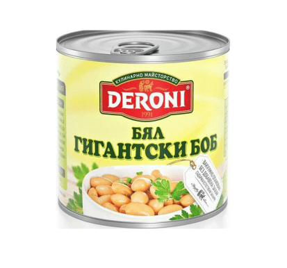 Боб бял Deroni ( гигантски ) 326 гр.