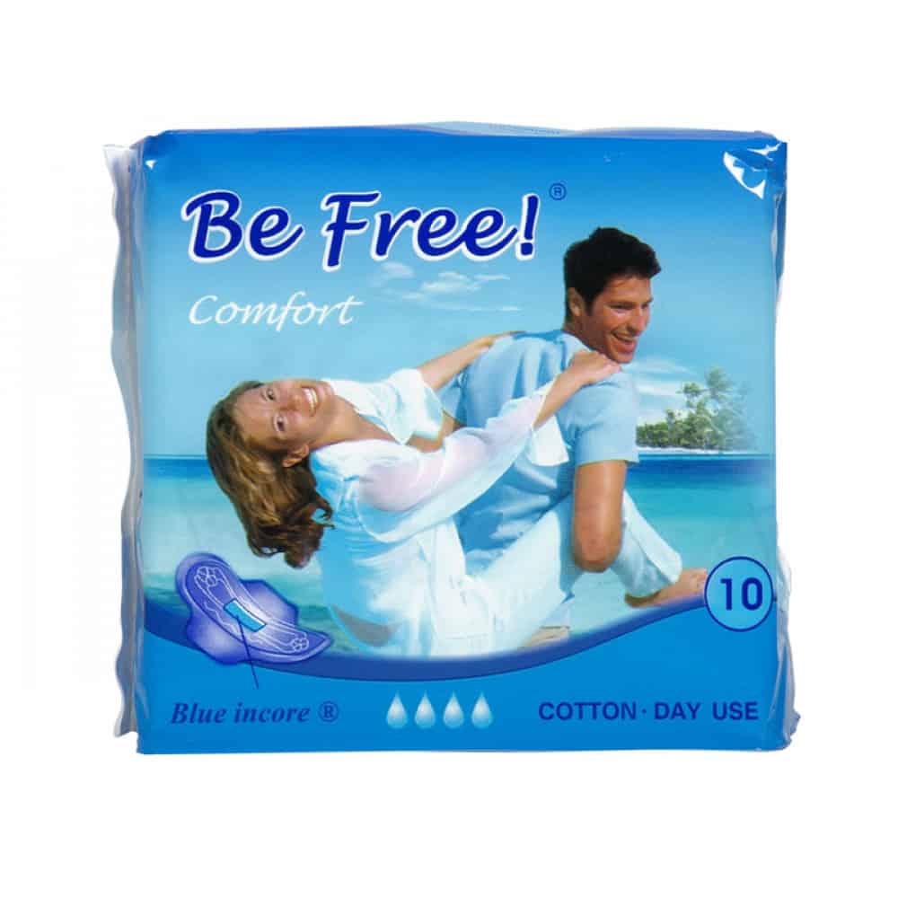 Превръзки Be Free комфорт дн.памук 10бр