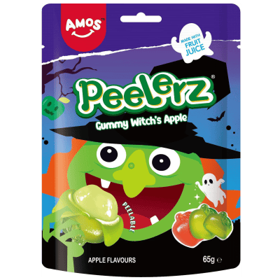 Бонбони жел.амос peelerz вещица ябълка65гр
