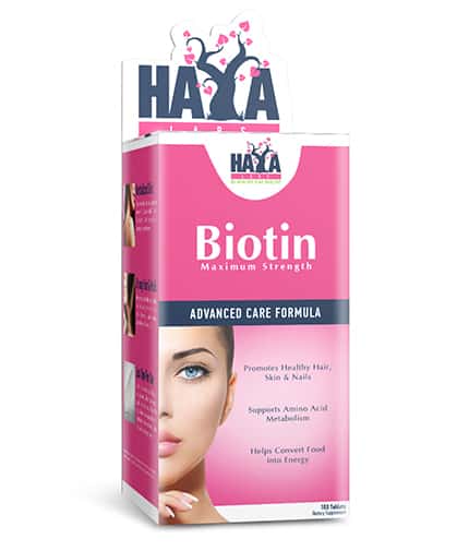 Biotin Maximum Strength 10,000 mcg. / 100 таблетки