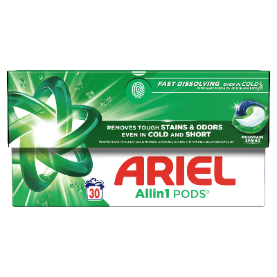 Капсули Ariel с планинска пролет, 30 броя
