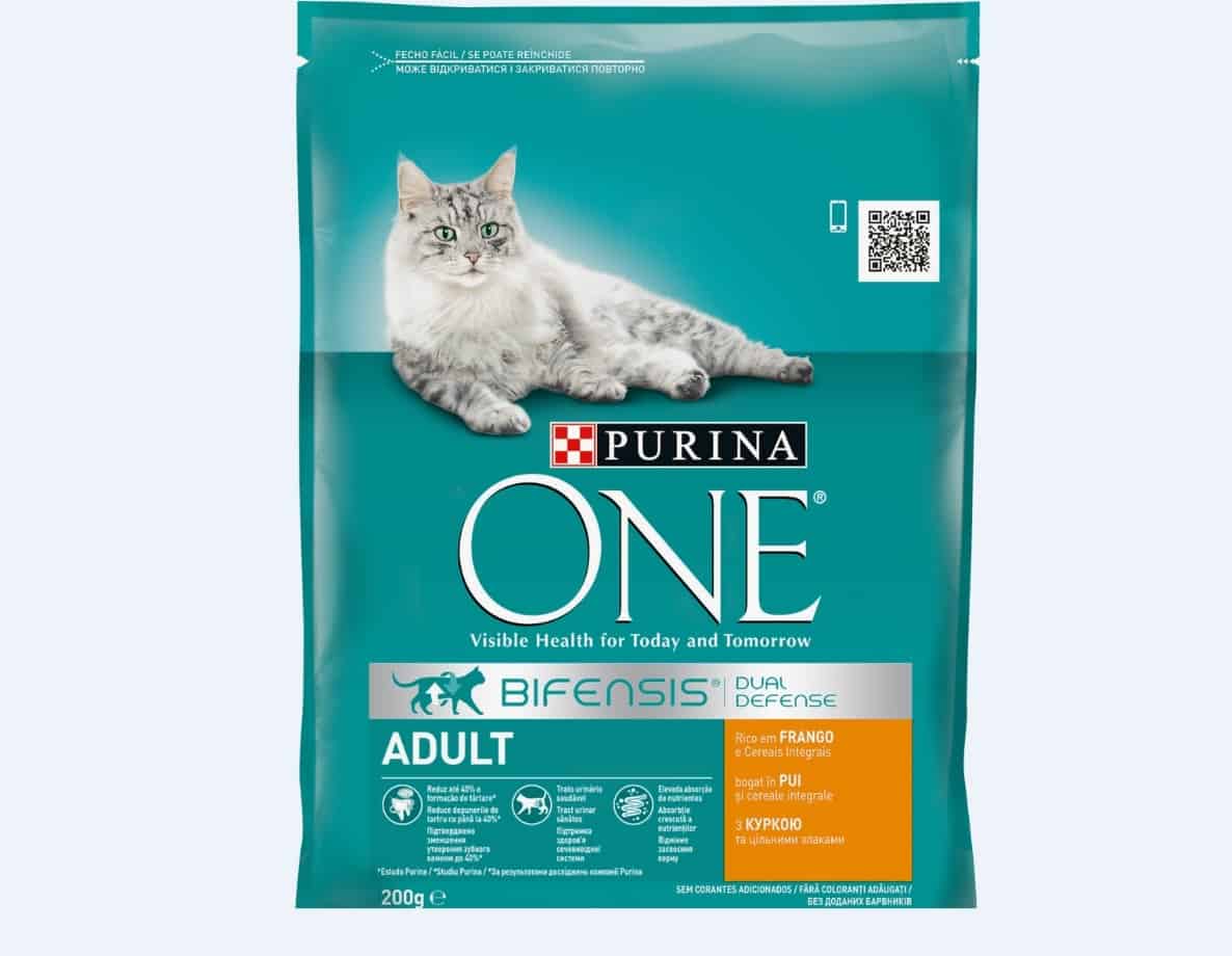 Храна за котки Purina ONE Adult пиле и пшеница 200 гр