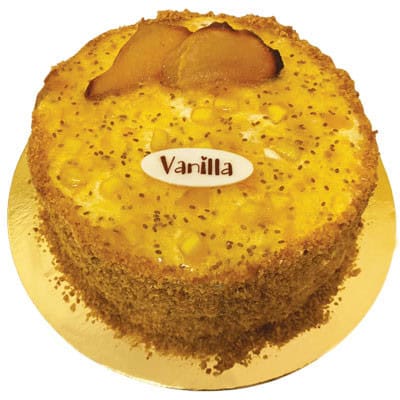 Тортичка с ябълка,дюля и чиа 8п.