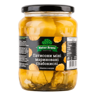 Патисони мариновани 720мл