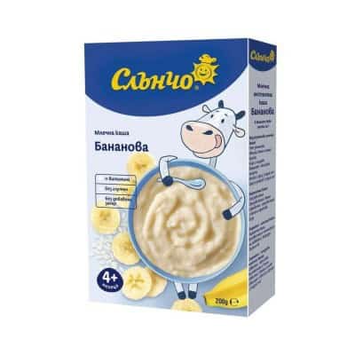 Каша мл. Слънчо бананова без глутен 200гр