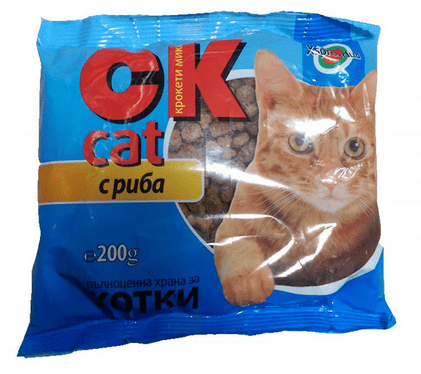 Котешка храна ОК Cat риба 200гр