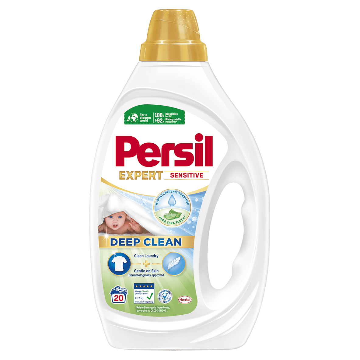 Течен перилен преп.Persil Сенз.900мл/20пр