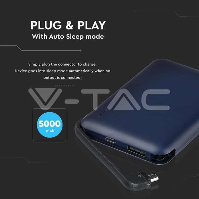 Външна Батерия Дисплей Камофлаж 5000 mAh
