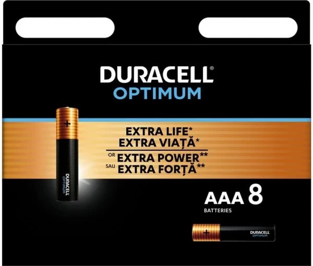 Батерии Duracell Оptimum AAА 8 бр