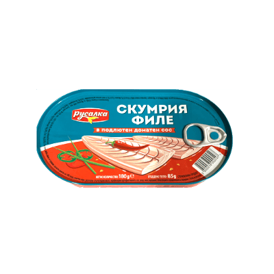 Скумрия филе Русалка в подл.дом.сос 180гр