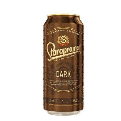 Бира Staropramen тъмно кен 0.5л