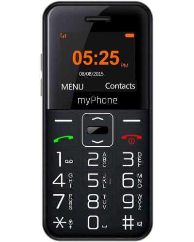 Телефон myPhone Halo Easy черен