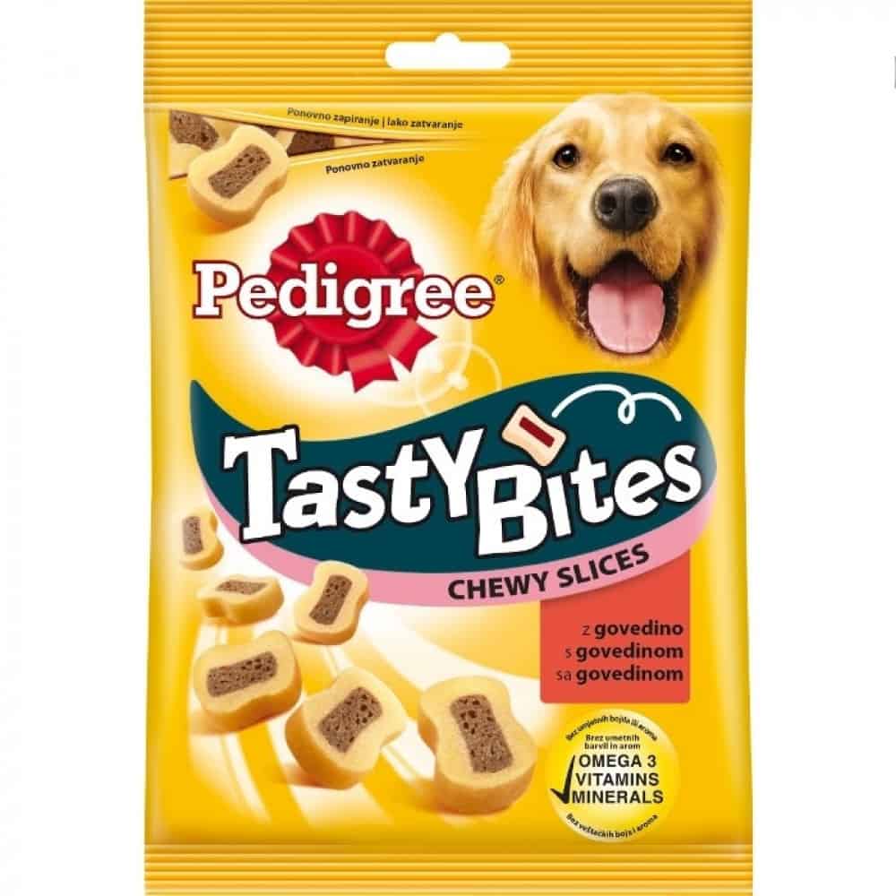 Храна Pedigree Tasty Bites, дъвчащи парченца 155гр