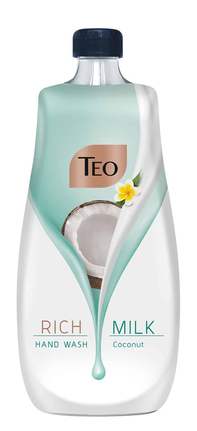 Течен сапун Teo Rich Milk Coconut, 800 мл