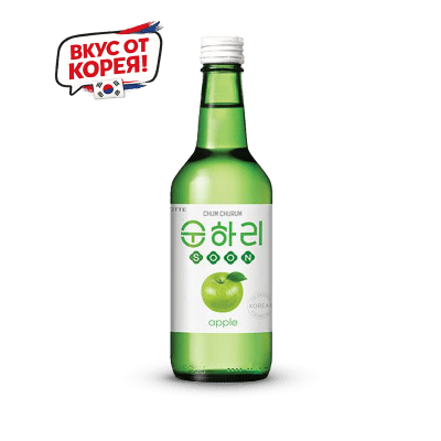 Соджу ябълка chum churum 350мл