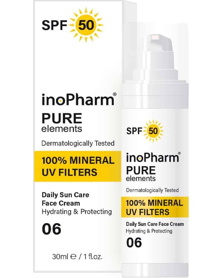 Крем слъцез. InoPharm за лице  SPF 50 30мл