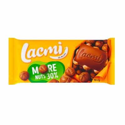 Шоколад Roshen Lacmi с цял лешник 90гр