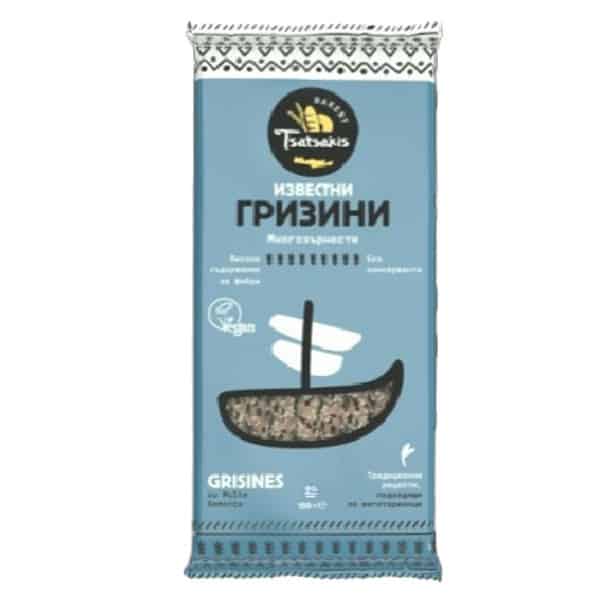 Веган гризини Tsatsakis многозърнести 150 гр