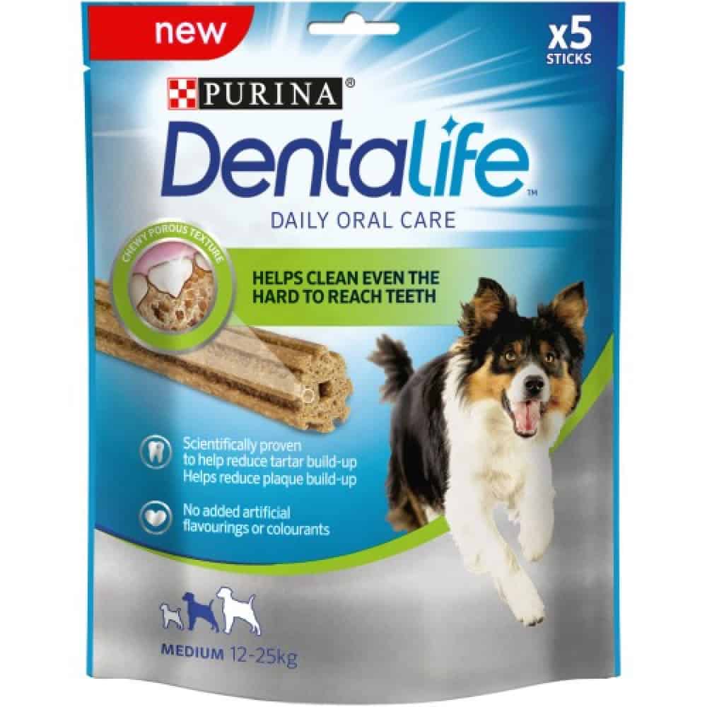 Лакомство Dentalife средни породи 115 гр.