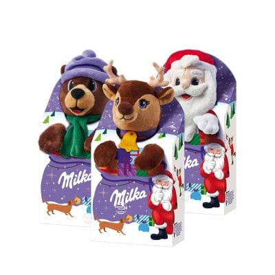 Милка Коледен микс 96гр + плюшена играчка