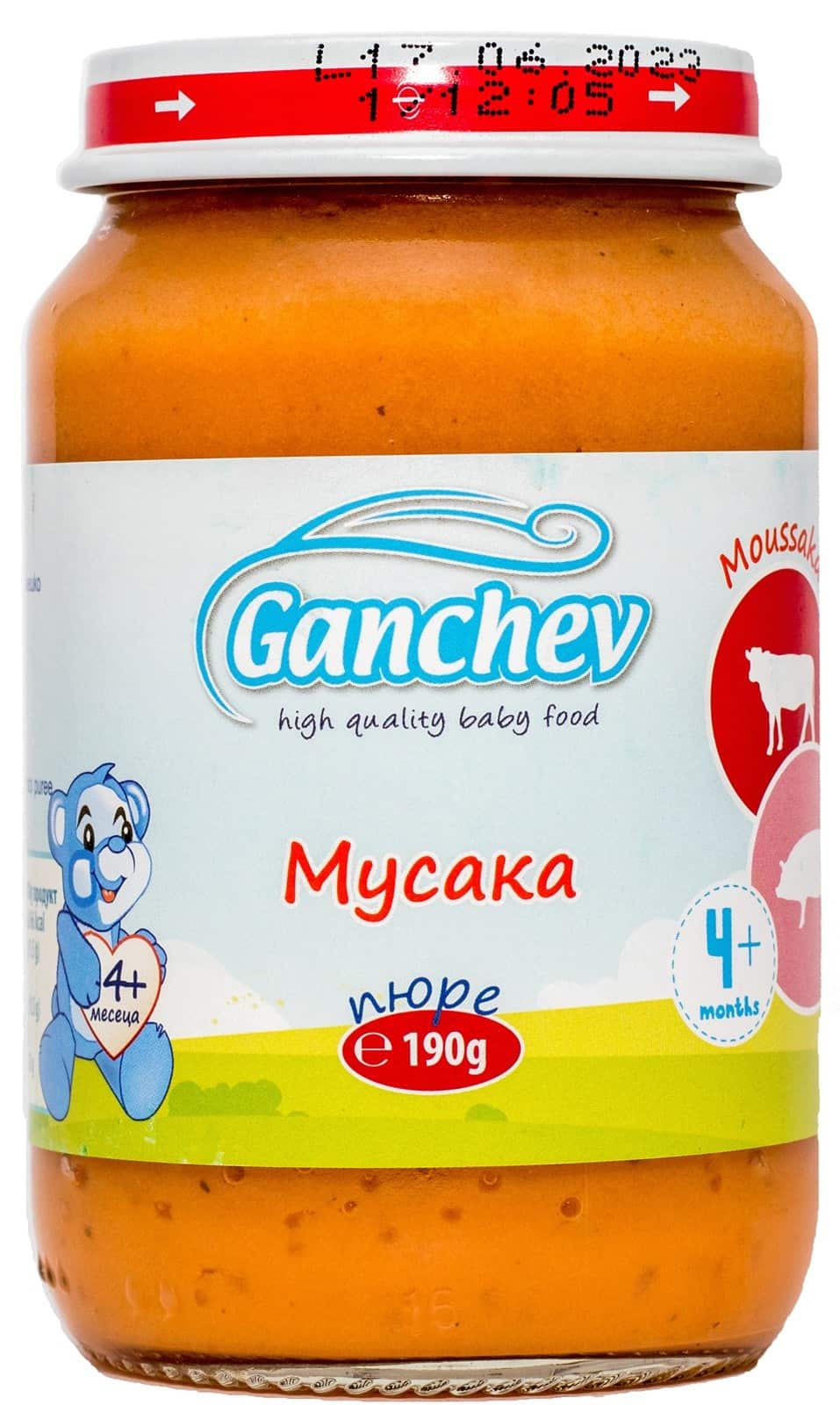 Пюре Ganchev Мусака  190гр