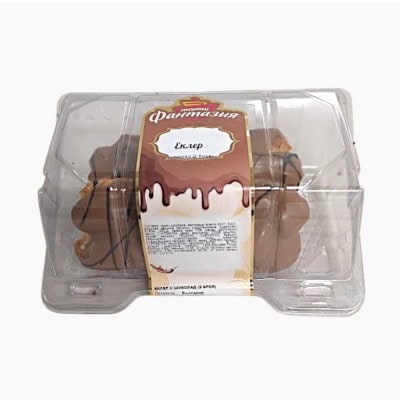 Еклери с мл. шоколад Фантазия 2 бр. 240гр