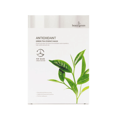Маска за лице Beauugreen зелен чай 23гр