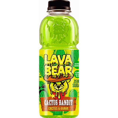 Напитка Lava Bear кактус и гуава 500мл