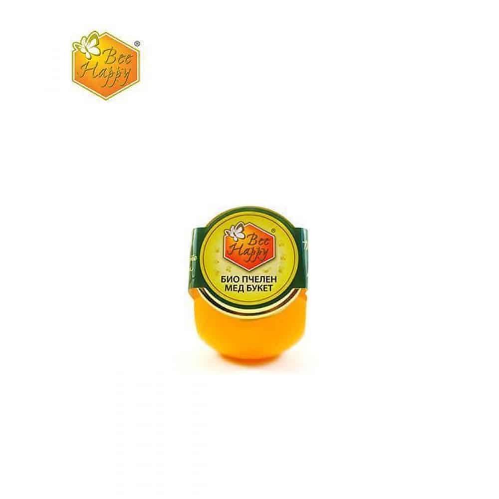 Мед пчелен БИО BeeHappy 100% натур. 250гр.
