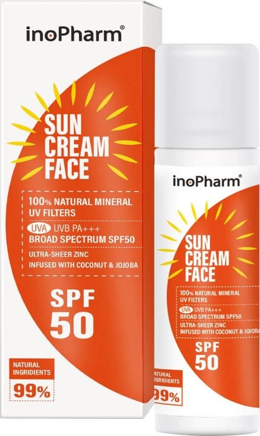 Крем слъцез.InoPharm за лице SPF 50 35гр