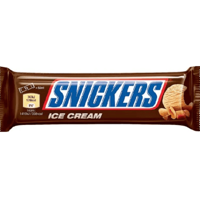 Сладолед сникърс бар 53мл