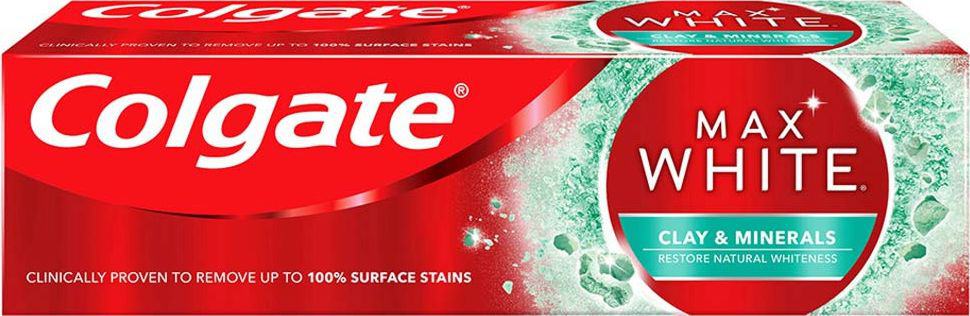 Паста Colgate Max White Clay Minerals 75мл