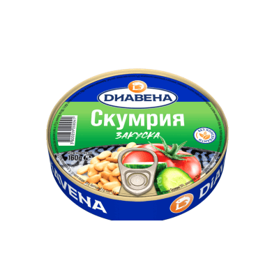 Рибна закуска скумрия Диавена, 160 гр