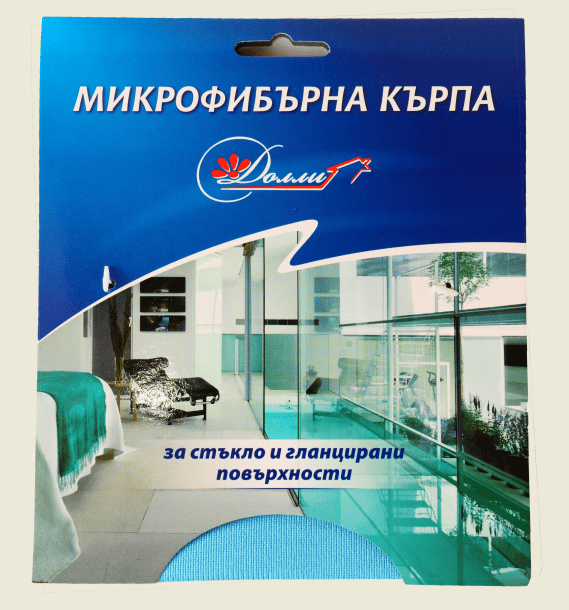 Кърпа Долли микрофиб.стъкло 30х30см