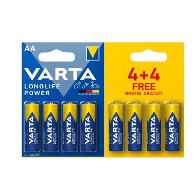 Батерии Varta longl.power AA 4+4 floor