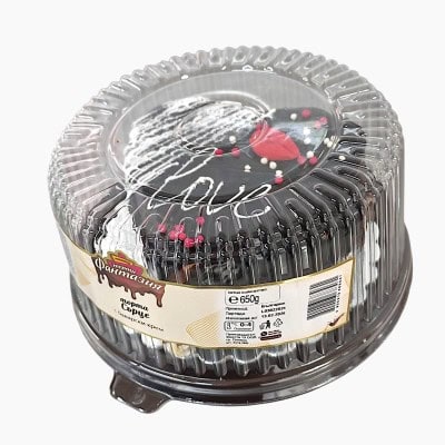 Торта валентинка баварски крем 650гр