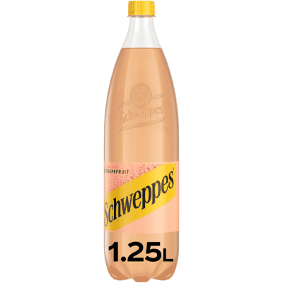 Schweppes с розов грейпфрут 1.25 л