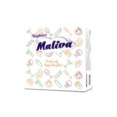 Салфетки Maliva 33/33 50бр